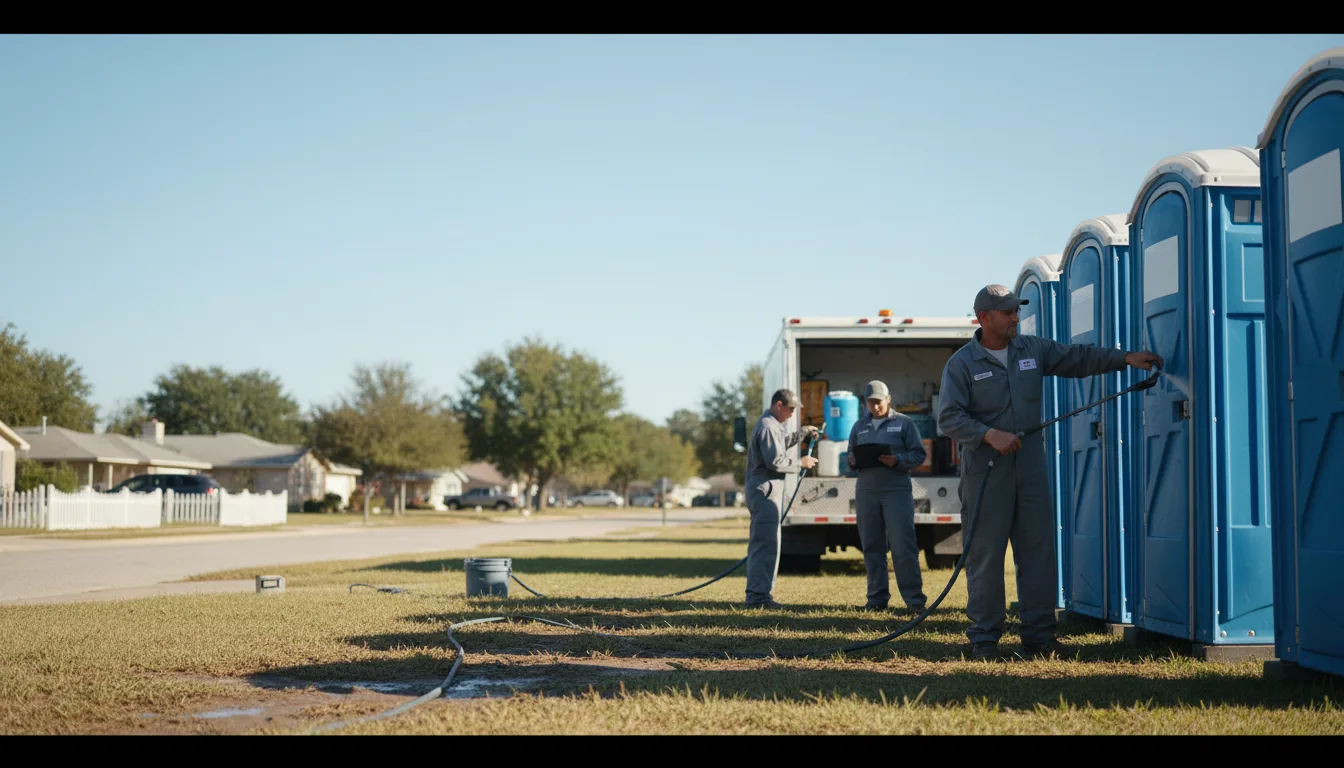Long-Term Portable Toilet Rental in Wills Point, TX near me